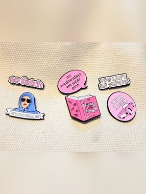 Mean Girls Pins, Set Of 6